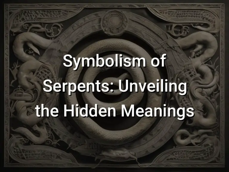Symbolism of Serpents Unveiling the Hidden Meanings