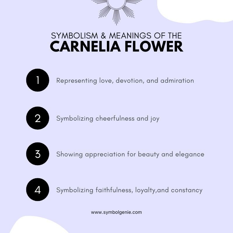 carnelia flower symbolism