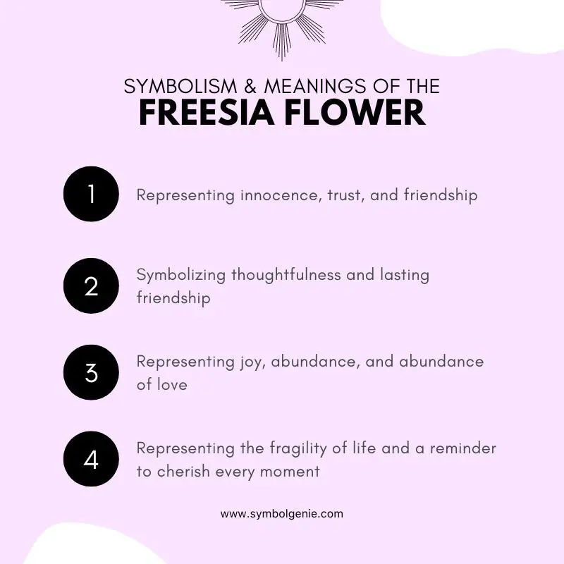 freesia flower symbolism