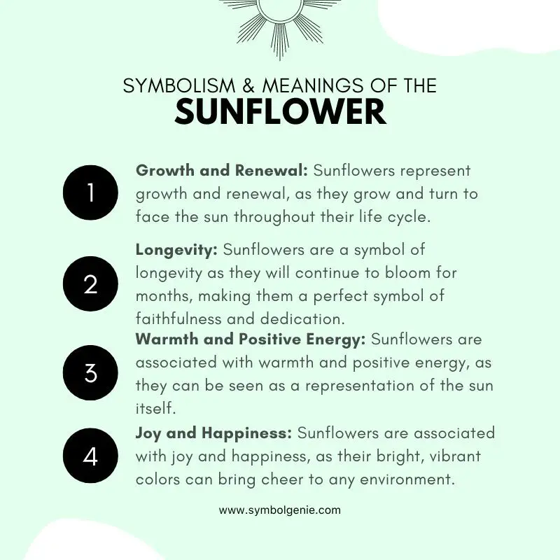 sunflower symbolism