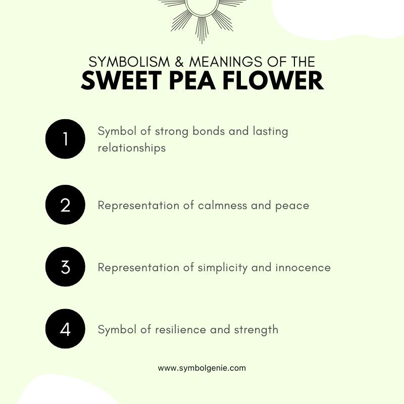 sweet pea flower symbolism