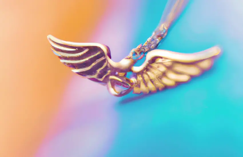 angel wing necklace meaning