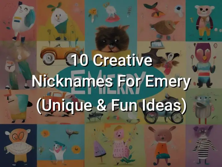 10 Creative Nicknames For Emery (Unique & Fun Ideas)