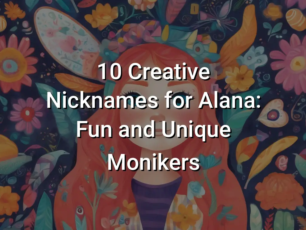 10 Creative Nicknames For Alana: Fun And Unique Monikers - Symbol Genie