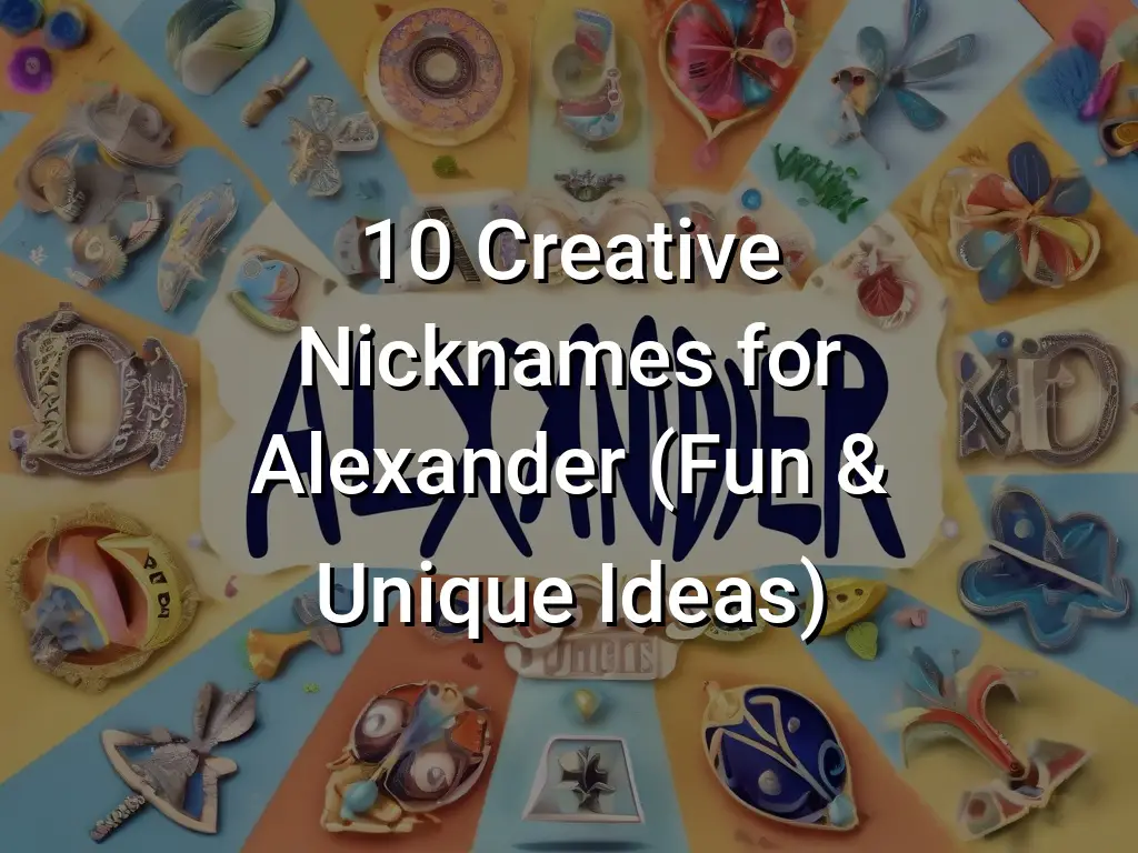 10 Creative Nicknames for Alexander (Fun & Unique Ideas) Symbol Genie