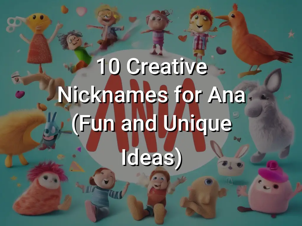 10 Creative Nicknames For Ana (Fun And Unique Ideas) - Symbol Genie