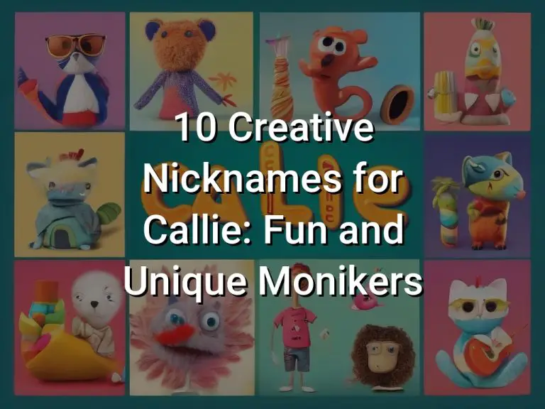 10 Creative Nicknames for Callie: Fun and Unique Monikers