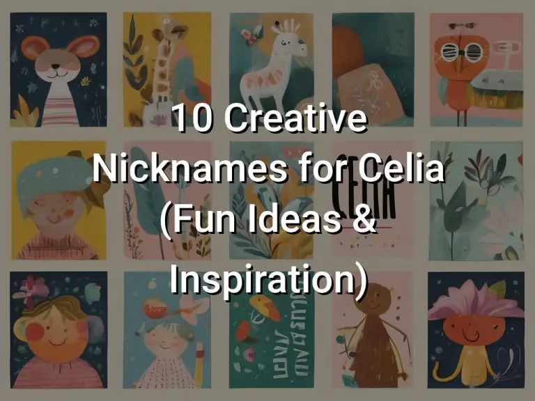 10 Creative Nicknames for Celia (Fun Ideas & Inspiration)