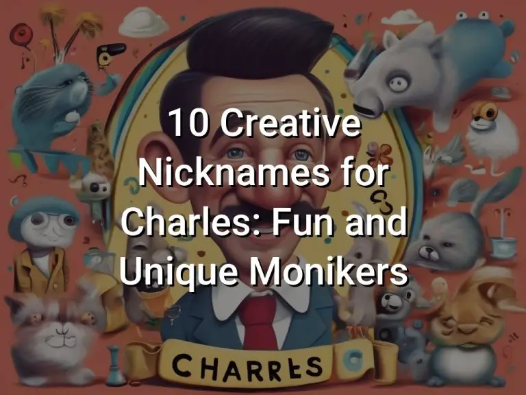 10 Creative Nicknames for Charles: Fun and Unique Monikers