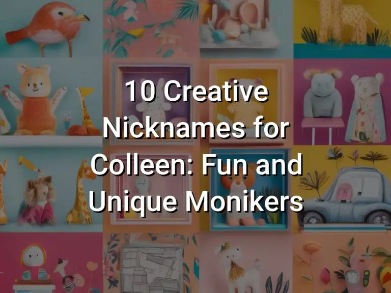 10 Creative Nicknames for Colleen: Fun and Unique Monikers