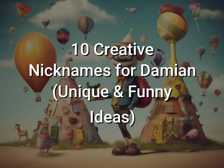 10 Creative Nicknames for Damian (Unique & Funny Ideas)