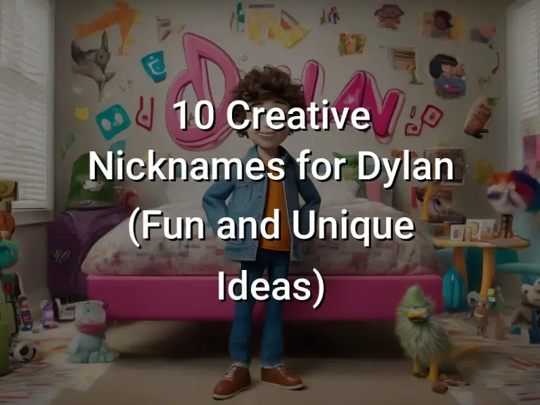 10 Creative Nicknames for Dylan (Fun and Unique Ideas)