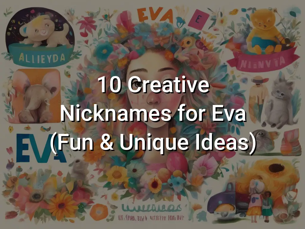 Whats A Cute Nickname For Eva.html