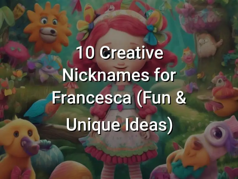 10 Creative Nicknames for Francesca (Fun & Unique Ideas)