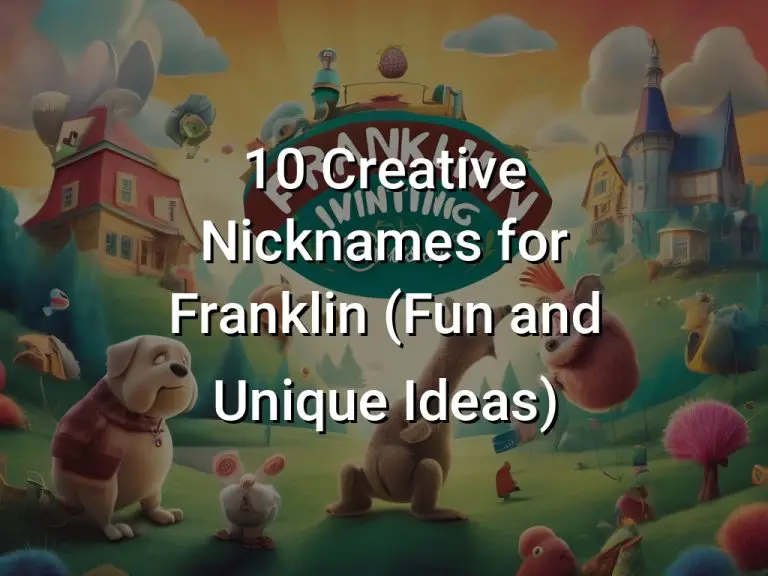 10 Creative Nicknames for Franklin (Fun and Unique Ideas)