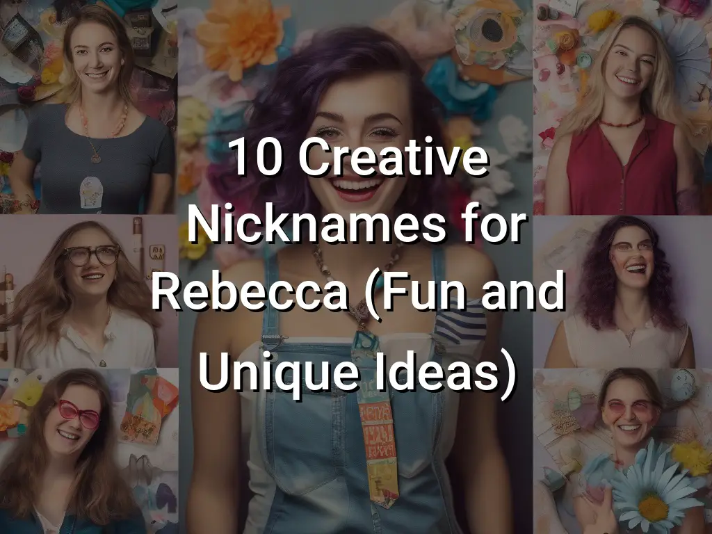 10 Creative Nicknames for Rebecca (Fun and Unique Ideas) Symbol Genie