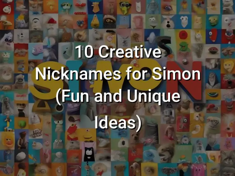 10 Creative Nicknames for Simon (Fun and Unique Ideas)