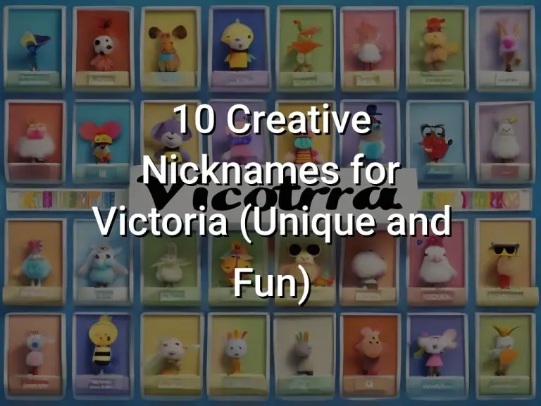 10 Creative Nicknames for Victoria (Unique and Fun)