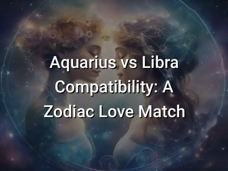 Aquarius vs Libra Compatibility: A Zodiac Love Match