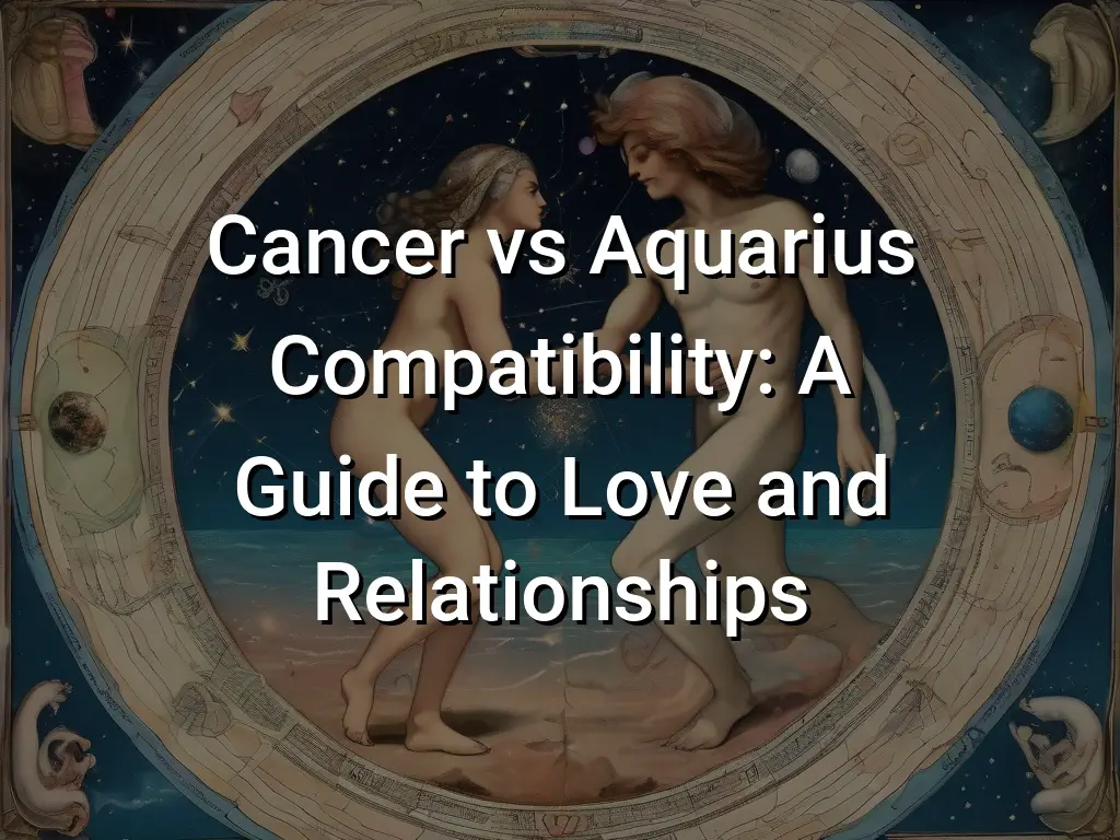 Cancer Vs Aquarius Compatibility A Guide To Love And Relationships   Cancer Vs Aquarius Compatibility A Guide To Love And Relationships 