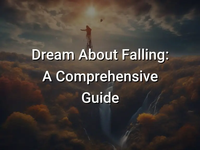 Dream About Falling: A Comprehensive Guide