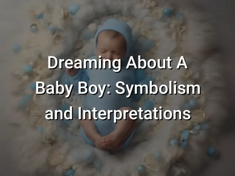 Dreaming About A Baby Boy Symbolism and Interpretations Symbol Genie