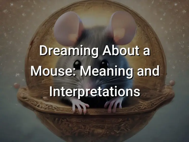 Dreaming About a Mouse Meaning and Interpretations Symbol Genie