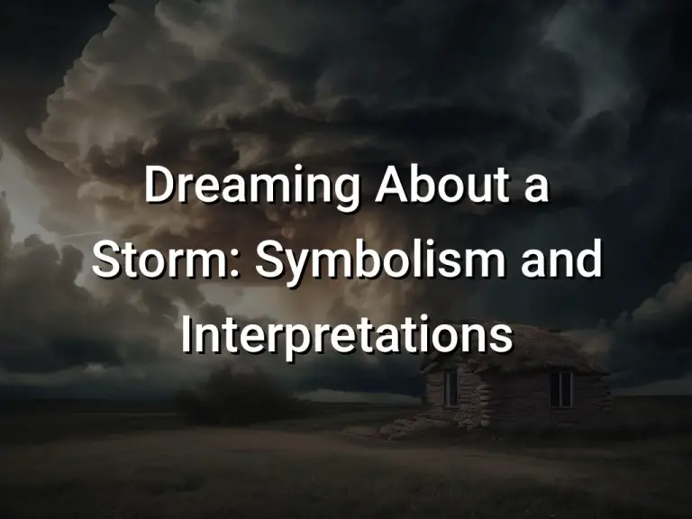 Dreaming About a Storm Symbolism and Interpretations Symbol Genie