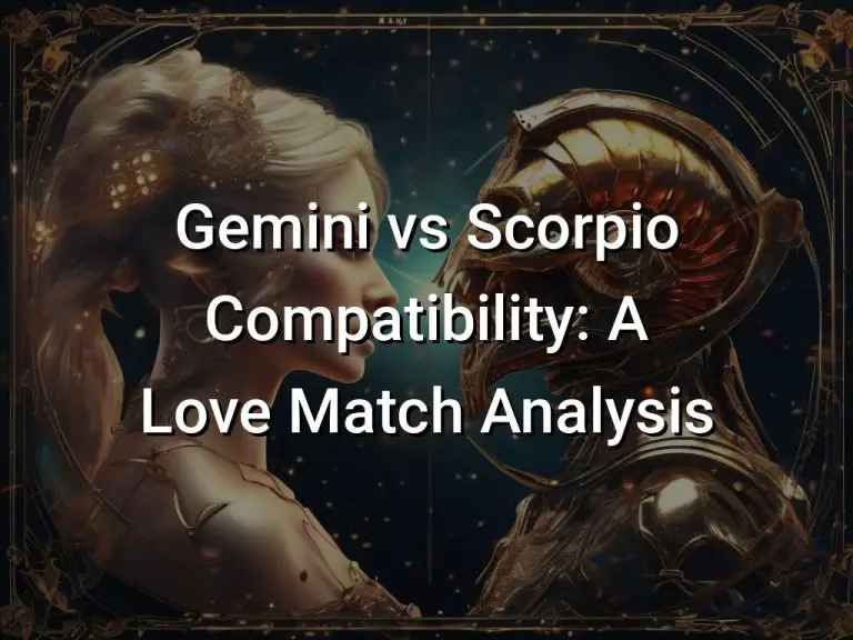 Gemini vs Scorpio Compatibility: A Love Match Analysis
