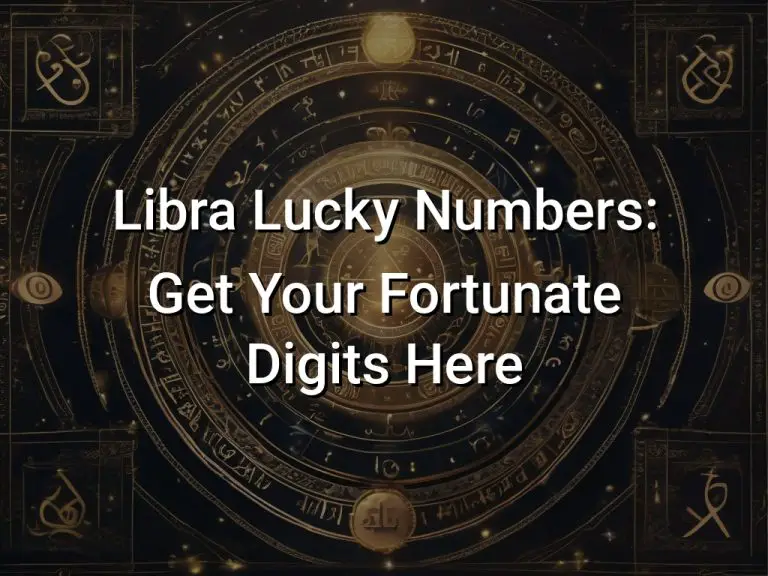 Libra Lucky Numbers Get Your Fortunate Digits Here Symbol Genie