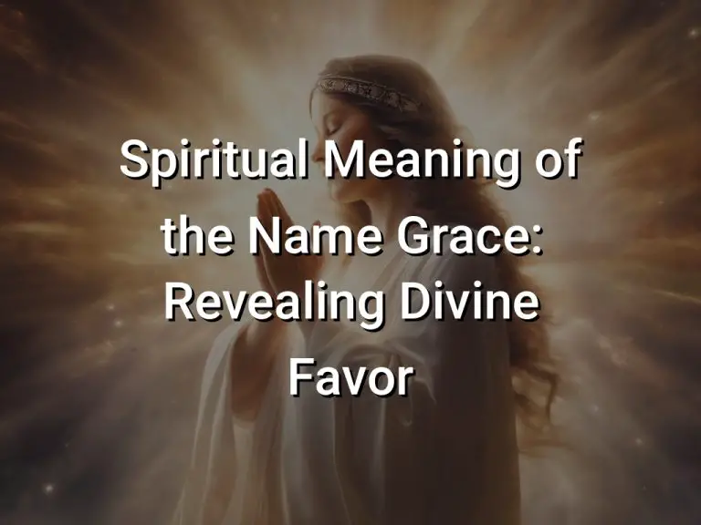 Spiritual Meaning of the Name Grace Revealing Divine Favor Symbol Genie