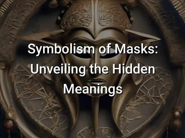 Symbolism of Masks Unveiling the Hidden Meanings