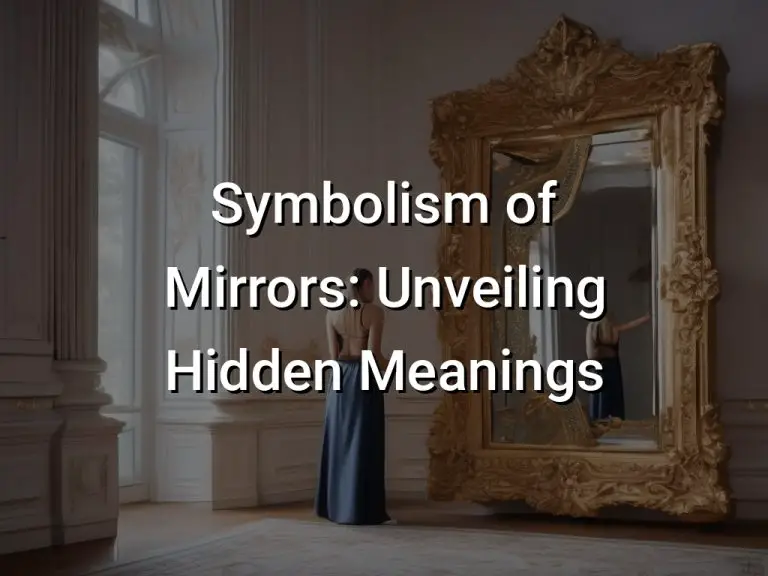 Symbolism of Mirrors Unveiling Hidden Meanings