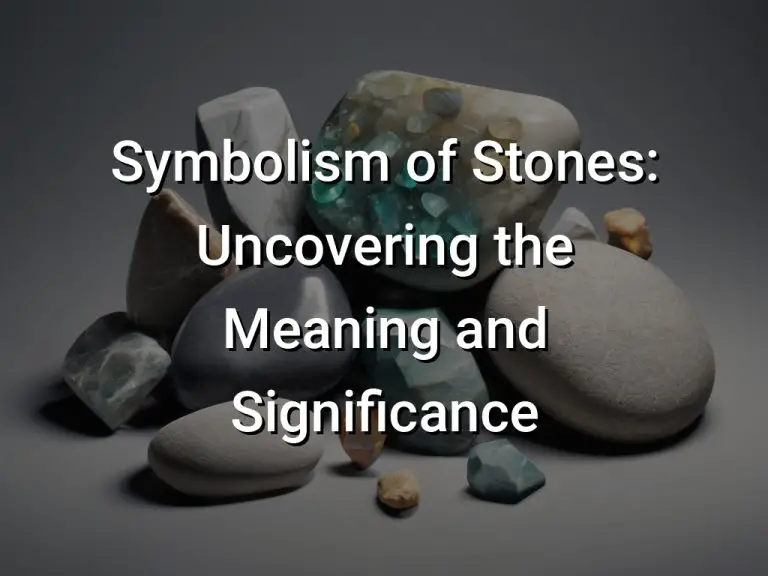 Symbolism of Stones Uncovering the Meaning and Significance