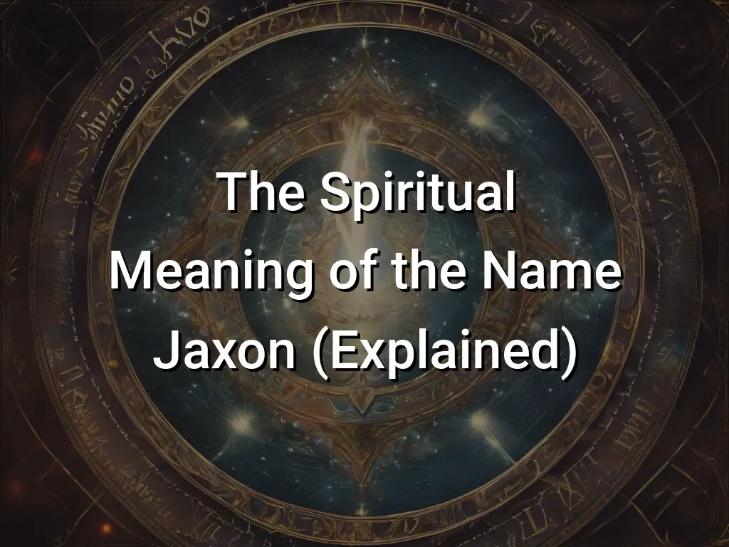 The Spiritual Meaning of the Name Jaxon (Explained) - Symbol Genie