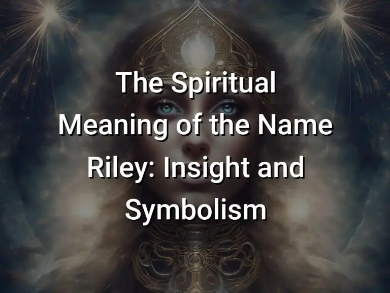 The Spiritual Meaning of the Name Riley: Insight and Symbolism - Symbol ...