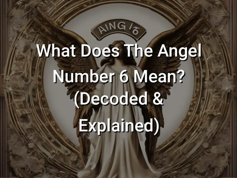 What Does The Angel Number 6 Mean? (Decoded & Explained) Symbol Genie