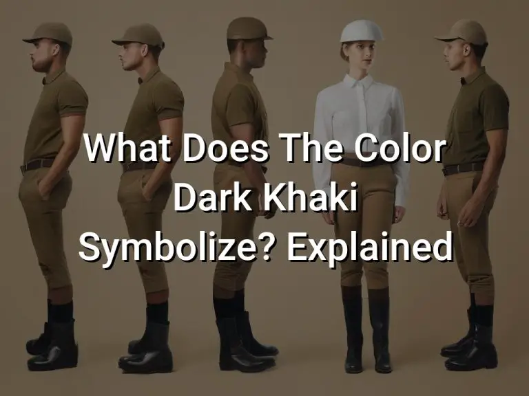 What Does The Color Dark Khaki Symbolize Explained