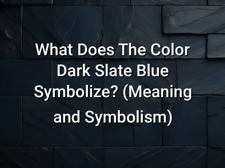 What Does The Color Dark Slate Blue Symbolize (Meaning and Symbolism)