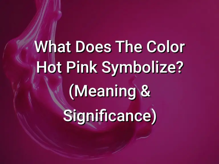 What Does The Color Hot Pink Symbolize (Meaning  Significance)
