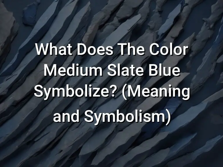 What Does The Color Medium Slate Blue Symbolize (Meaning and Symbolism)