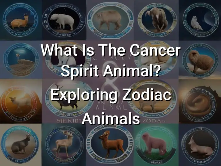 What Is The Cancer Spirit Animal? Exploring Zodiac Animals - Symbol Genie