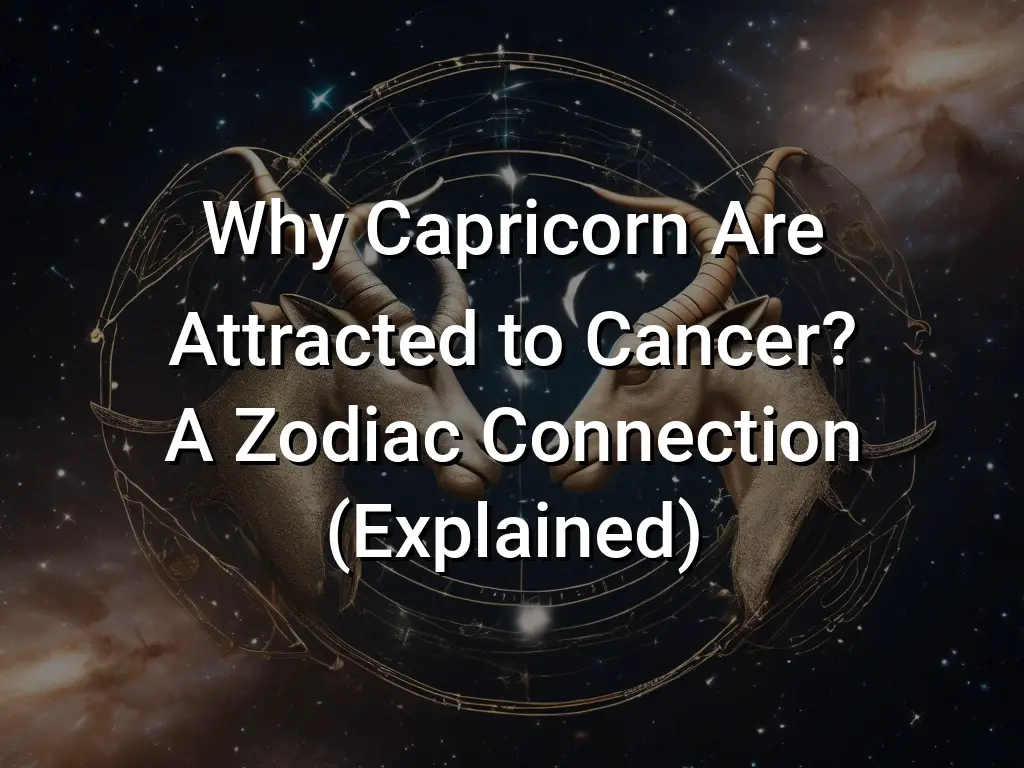 Why Capricorn Are Attracted To Cancer A Zodiac Connection Explained 
