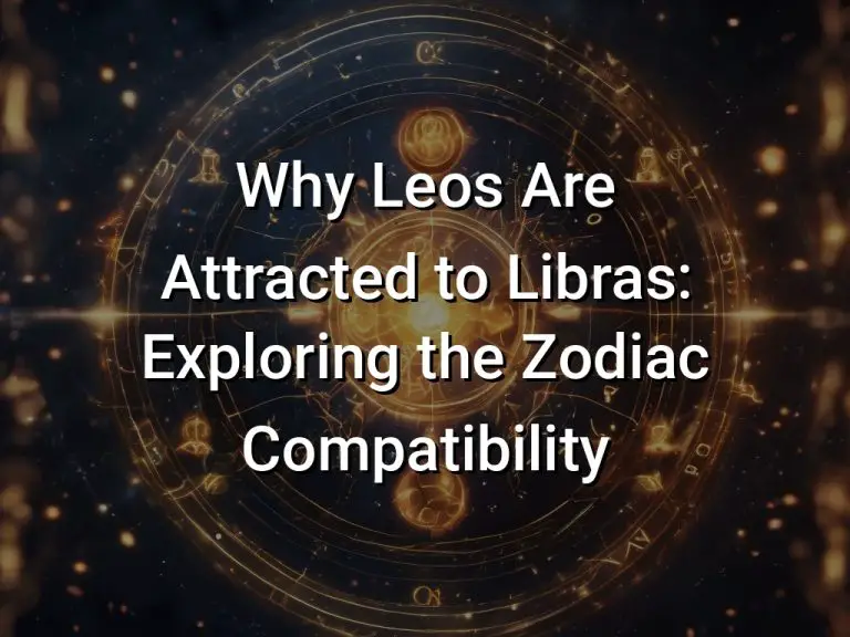 Why Leos Are Attracted to Libras Exploring the Zodiac Compatibility