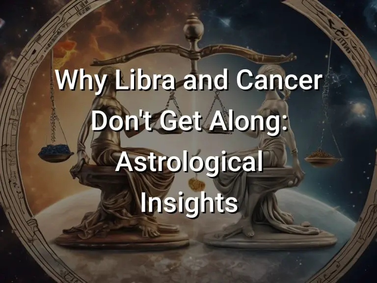 Why Libra and Cancer Don't Get Along Astrological Insights Symbol Genie
