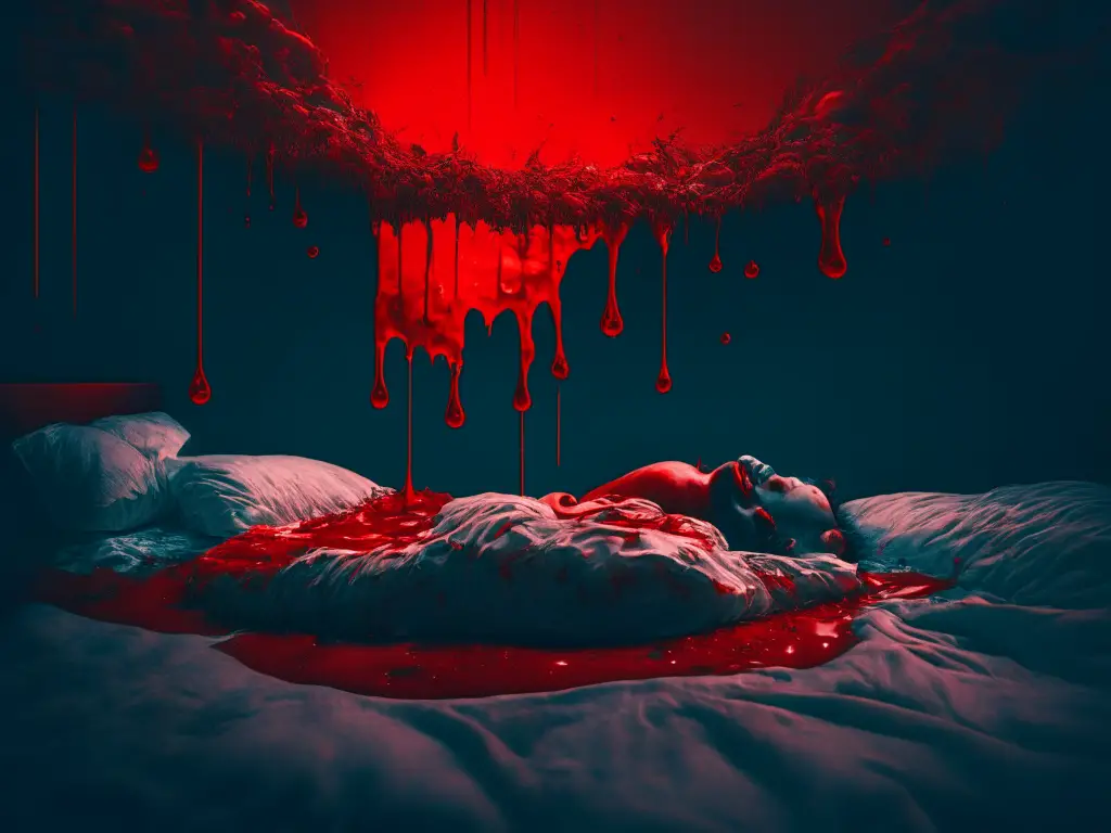 dreaming about blood