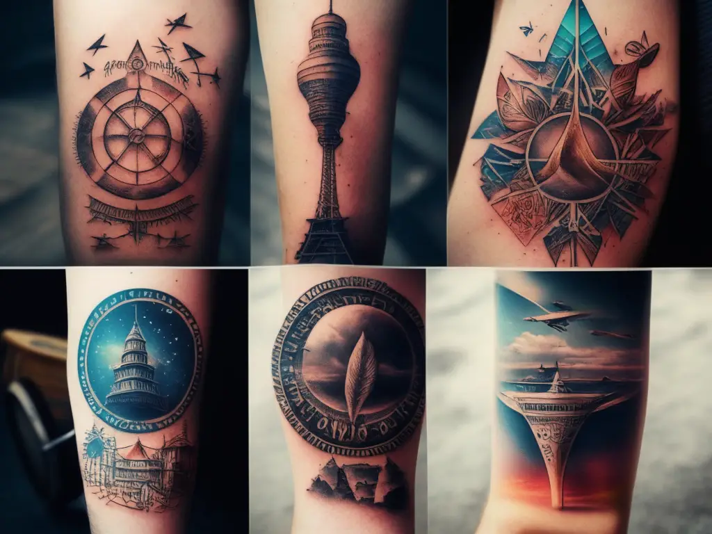 travel tattoos symbols