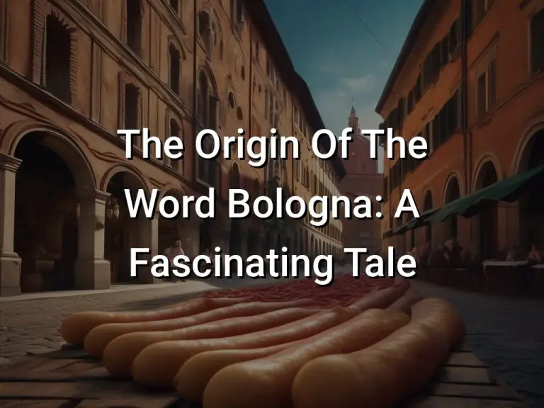 The Origin Of The Word Bologna A Fascinating Tale Symbol Genie