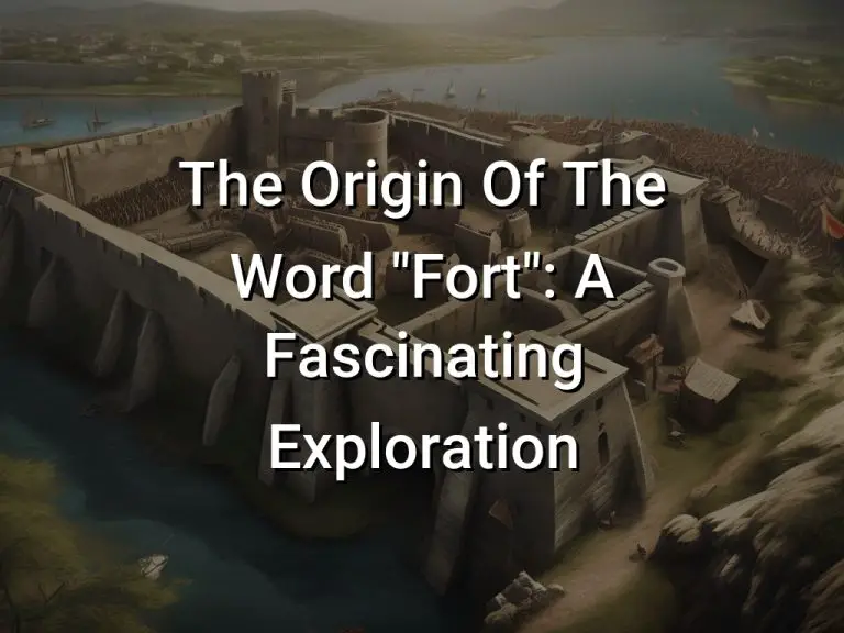 The Origin Of The Word “Fort”: A Fascinating Exploration