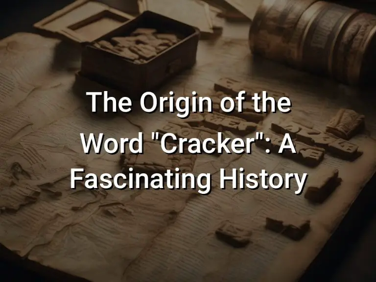 The Origin of the Word “Cracker”: A Fascinating History